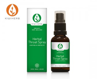 Kiwiherb 有机草本咽喉喷雾 30毫升 Kiwiherb 有机草本咽喉喷雾 30毫升